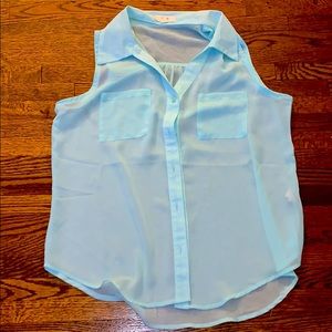 Mint green shear shirt